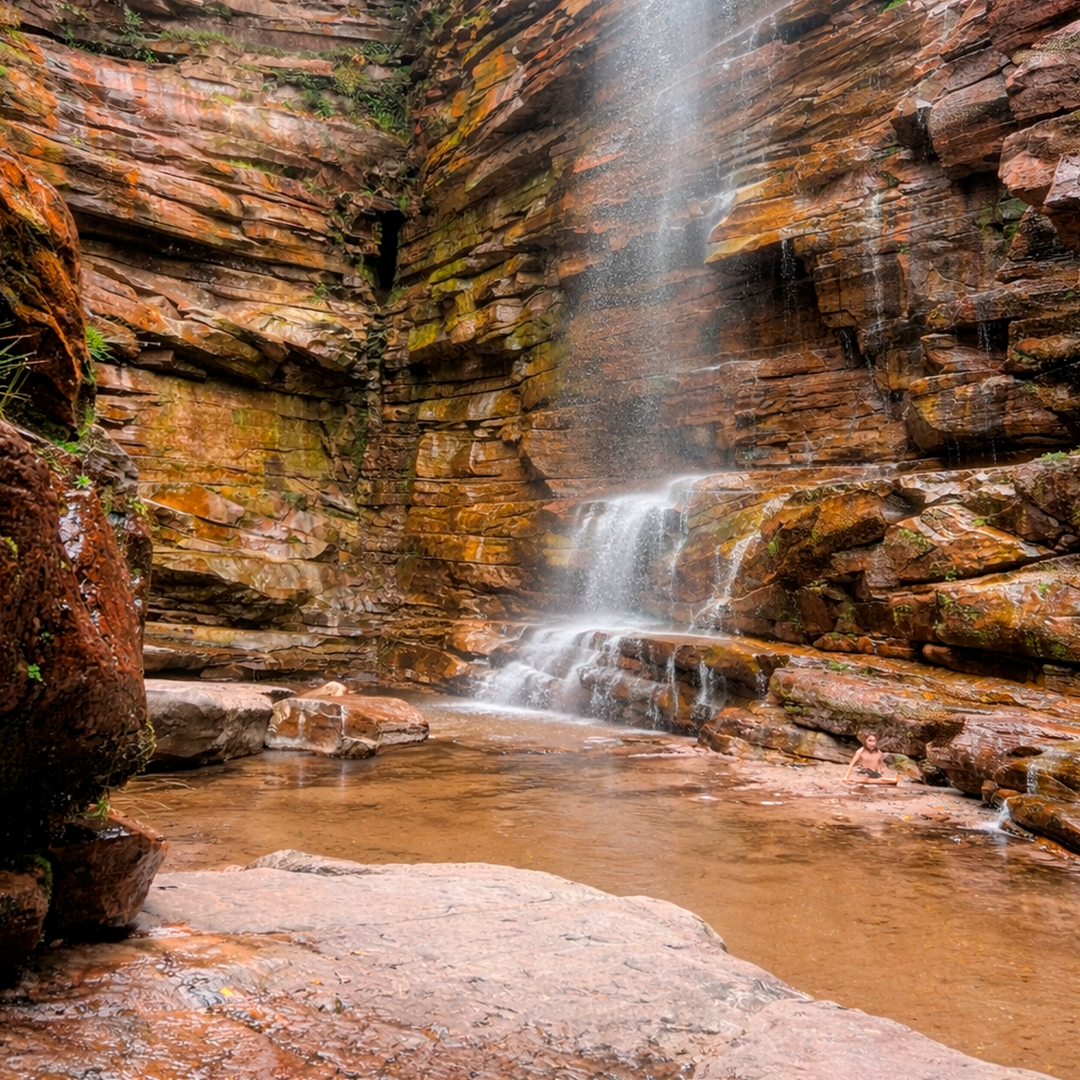 Cachoeira do Mosquito, Rio Mucugezinho e Poço do Diabo – Saindo de Lancóis Chapada Diamentina